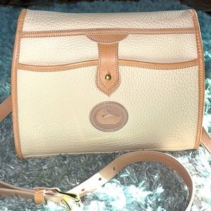 🤩 New Vintage Ivory Pink RARE Dooney and Bourke